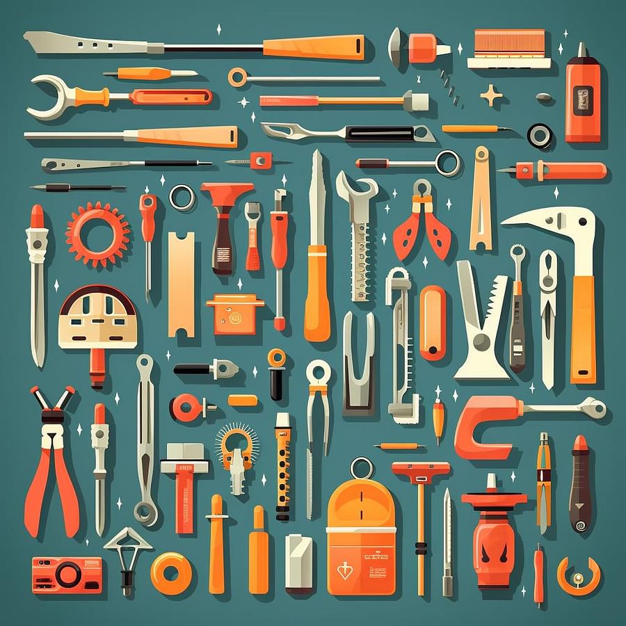 Tools sorted into different categories