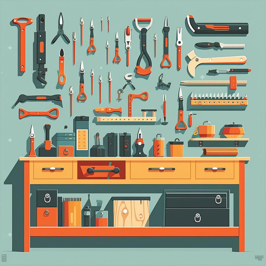 Various storage solutions for tools