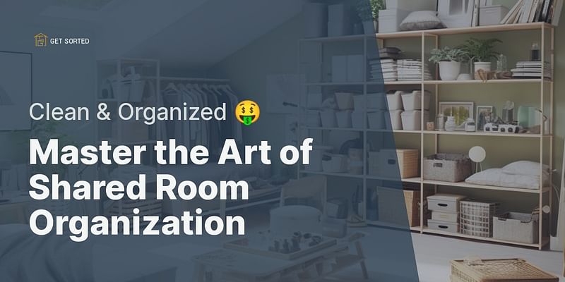 Master the Art of Shared Room Organization - Clean & Organized 🤑