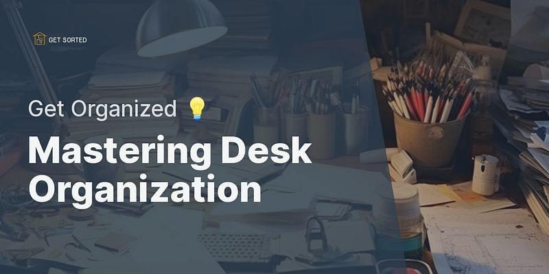 Mastering Desk Organization - Get Organized 💡