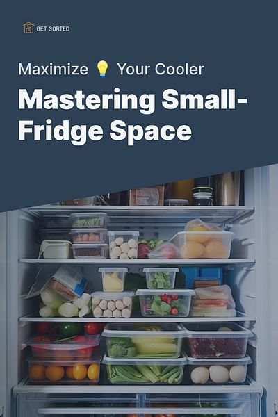 Mastering Small-Fridge Space - Maximize 💡 Your Cooler