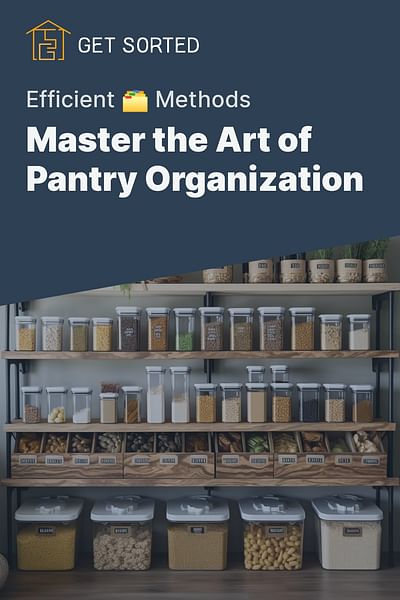 Master the Art of Pantry Organization - Efficient 🗂️ Methods