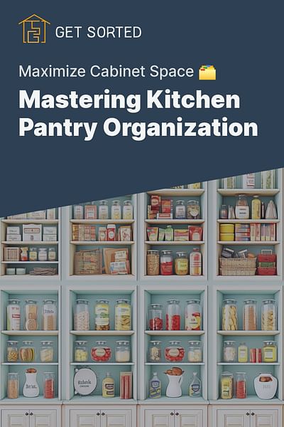 Mastering Kitchen Pantry Organization - Maximize Cabinet Space 🗂️