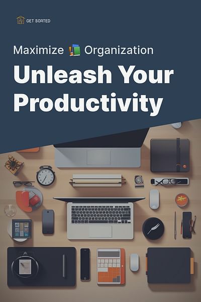 Unleash Your Productivity - Maximize 📚 Organization