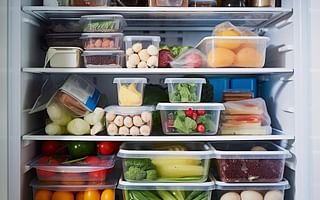 How can I effectively organize and utilize space in my small refrigerator?