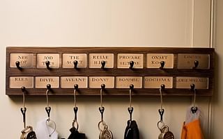How can I effectively organize keys for an office?