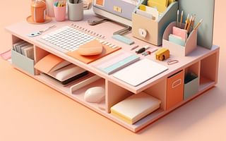 How can I keep my desk organized and tidy effectively?
