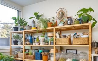 What are innovative and effective green solutions for home organization?