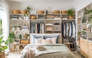 What are some effective strategies and hacks for organizing a bedroom?