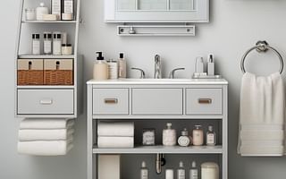 What are some effective strategies for organizing my bathroom efficiently?