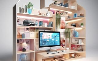 What are some examples of innovative solutions for web-based home organization?