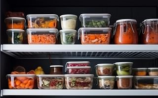 What are the optimal containers for freezer food storage?