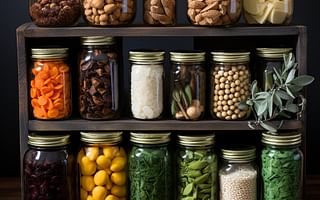 What are the optimal containers for pantry organization?